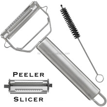 Sharp Stainless Steel Dual Julienne Multi-purpose Vegetable Peeler/Cutter/Slicer kitchen slicer tools